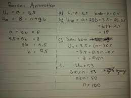 Terdapat 60 suku dalam barisan aritmetika yang mana suku pertama adalah 9 dan Suku Pertama Suatu Barisan Aritmatika Adalah 3 Jika Suku Ke 10 Adalah 8 Tentukan A Beda Dan Brainly Co Id