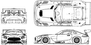 2010 mercedes benz sls gt3. Blueprints Cars Mercedes Benz Mercedes Amg Gt3