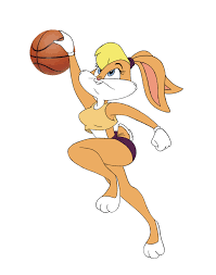 Lola Bunny Looney Tunes Space Jam C Warner Bros Pictures Looney Tunes Show Mini Canvas Art Looney Tunes Cartoons