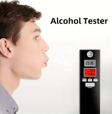 Don't get caught out after a few drinks this New Year. High Precision  Breathalyzer with LED Dual Display. Portable non-contact breath alcohol  tester. Accurate readings, sensitive detection. PP material