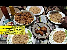 Resep nasi goreng kampung populer di indonesia disajikan untuk 2 orang. Resepi Nasi Goreng Kampung Extra Pedas Spicy Mudah Simple 31 Youtube