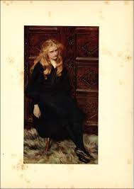 1912 Vintage Print Ralph Peacock Ethel 1898 Fine Art Women Woman Britain UK 