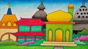 Agama adalah sistem yang mengatur tata keimanan (kepercayaan) dan peribadatan kepada tuhan yang maha esa serta tata kaidah berhubungan dengan pergaulan antarmanusia juga lingkungannya. Luar Biasa Poster Keberagaman Agama Di Indonesia Koleksi Dokterandalan