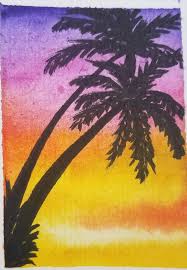 We host painting events at local bars. How To Paint A Watercolor Sunset For Beginners Art By Ro