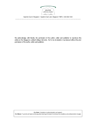 The court may set aside or vary a judgment entered in default if (a) the defendant has a real prospect of successfully defending the claim; Pdf Setting Aside A Default Judgment New Developments In Singapore Yihan Goh Academia Edu