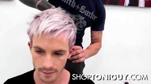 Unconventional short haircuts for men. How Style Short Hair With Pomade Or Wax Hair By Professionals Youtube