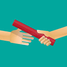 Let go only when the outgoing runner has a firm grip on the baton. Baton Relay Handoff Free Stock Photos Stockfreeimages