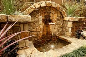 Fountains and waterfalls make excellent focal points, not only because they have a vertical quality, but because the water moves and sparkles in the sunlight, immediately catching the eye. Fountains Waterfalls Ray Morrow Design Award Winning Landscape Design Construction Los Angeles Orange County