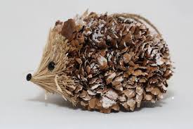 Natural Pinecone Hedgehog Christmas Crafts For Adults Pine Cone Crafts Pine Cone Art