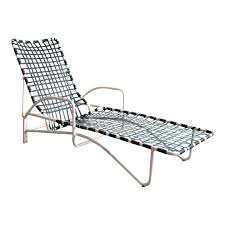 Patio furniture patio furniture sets sofas, chairs & sectionals dining sets dining tables dining chairs coffee & side tables chaise lounges adirondack chairs hammocks & swings outdoor decor fire pits outdoor rugs doormats outdoor lighting garden accents outdoor curtains & shades outdoor cushions & pillows planters, hangers & stands patio. Vintage Brown Jordan Lido Patio Chaise Lounge With White Frame And Blue Strapping Chairish