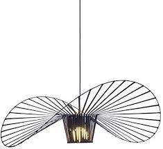 Amazon Com Modern Industrial Pendant Huaju Creative Hanging Light Fixture With 67 Straw Hat Shade Adjus Hanging Lights Light Fixtures Pendant Light Fixtures