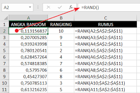 Cara Membuat Angka Random Tidak Kembar Berulang Di Excel