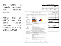 Msds material safety data sheets is the property of its rightful owner. Safety Data Sheet Sections Hse Images Videos Gallery