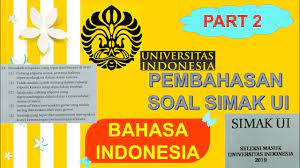 Rangking tingkat kabupaten klik download disini!!! Pembahasan Soal Asli Bahasa Indonesia Simak Ui 2019 Tes Kemampuan Dasar Part 2 Youtube