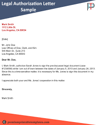 Legal Authorization Letter Template Pack Of 5 Premium Printable Templates Lettering Letter Templates Formal Letter Writing