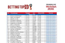 Sebagai tuan rumah, tim nasional rusia akan melakoni pertandingan pembuka, melawan arab saudi, di stadion luzhniki, moskwa, kamis (14/6/2018). Simak Jadwal Lengkap Piala Dunia 2018 Disini Winnetnews Com