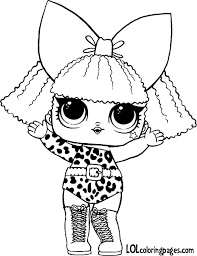 Lol Surprise Dolls Coloring Pages That Are Blank Lol