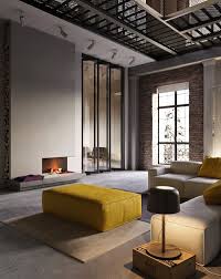 An Industrial Inspired Apartment With Sophisticated Style Living Room Loft Loft Living Apartment Design