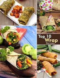 Top 10 Indian Wrap Recipes Wrap Recipes Wraps Recipes Vegetarian Indian Food Recipes Vegetarian