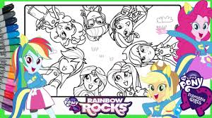 Dalam filim animasi my little poni : Mewarnai Kuda Poni Mlp My Little Pony Equestria Girls Coloring Pages Youtube