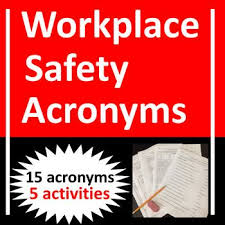 Job Skills Activities Cover 15 Common Workplace Safety Acronyms Career Readiness Worksheets Enable Students To Lea In 2020 Workplace Safety Workplace Career Readiness