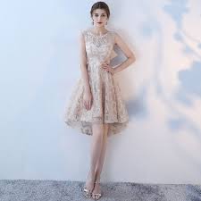 Princess Short Front Back Long Tail Cocktail Dresses Elegant 2018 Lace Up Evening Party Gown Women Special Occa Party Gown Dress Cheap Cocktail Dresses Dresses