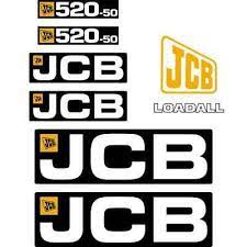 jcb 520 50 decals repro decal sticker kit sticker kits stickers decals stickers