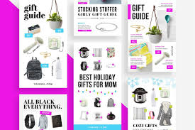 Ad Gift Guide Pinterest Templates By Basil Bark On Creativemarket Boost Your Affiliate Income Pinterest Templates Gift Guide Stocking Stuffer Gift Guides