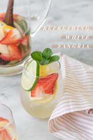 This simple and quick recipe is infused with fresh oranges and lemons which makes for a very refreshing, irresistible drink. Easy And Traditional White Sangria Recipe Sugar And Charm