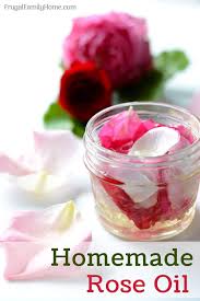 Rose water can be used in many ways, i use it in my homemade creams, toners, cleansers, etc. How To Make Homemade Rose Oil Frugal Family Home