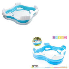 Piscine Familiale Carree Avec Siege 229x229x66cm Loisir Famille Ete 757 Achat Vente Jeux De Piscine Cdiscount