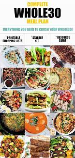 30 Days Of Whole30 Recipes A Easy Whole30 Meal Plan Whole 30 Meal Plan Whole 30 Recipes Meal Planning