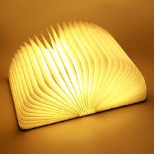 Mini Maple Smart Book Light With 360 Degree Folding Book Lamp Book Light Night Light Night Lamp Christmas Gift Book Lamp Book Lights Lamp