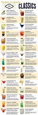 Pocket Cocktails Bar Reference Posters Alcohol Drink Recipes Drinks Alcohol Recipes Mixed Drinks Recipes