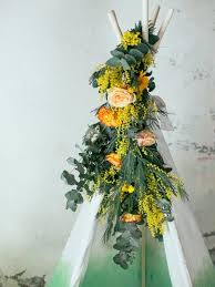 Serie Mode Pow Wow Fleurs Couronne De Fleurs Un Tipi