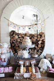 The banner measures approx 4 long. Kara S Party Ideas Rustic Rocking Horse Baby Shower