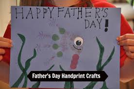 Your dad has been there for you through it all, take a moment to send him a card letting him know how much you appreciate all that he. Father S Day Handprint Craft Ideas Classy Mommy