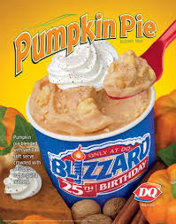 Dairy Queen Pumpkin Pie Blizzard I Cannot Wait For These Every Fall Pumpkin Pie Blizzard Recipe Pumpkin Pie Blizzard Recipe