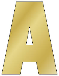 Beginning consonant activities provide first steps in identifying the different sounds that make up a word. 8x10 5 Inch Gold Printable Letters A Z 0 9 Printable Party Com