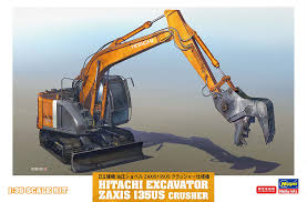 Has54004 1:35 hasegawa hitachi double arm working machine astaco neo; Hannants
