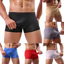 Elástico sin marcar con aplique. Boxer Corto Para Hombres Ropa Interior De Algodon Solido Elefante A La Moda Envio Directo 1111 Calzoncillos Aliexpress