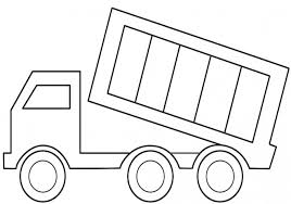 Coloriage #6 de cette thématique. Coloriage Camion Remorque Facile Dessin Gratuit A Imprimer