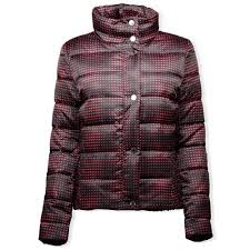 It is made from a waterproof material. Armani Jeans Eagle Print Puffa Jacket Black Red Women From Robert Goddard Uk