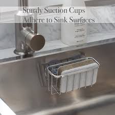 Suction Mount Chrome Sponge Holder