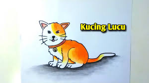 Semua gambar meski resolusinya tidak tinggi banget, tapi bisa diprint lalu diwarnai. Cara Menggambar Kucing Dengan Mudah Youtube
