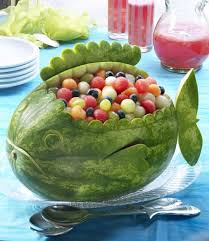 Obst Schnitzen Kreative Diy Dekoideen Mit Obst In 2020 Fruit Carving Watermelon Party Watermelon