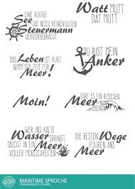 Stempel Scheune Stempelset Ssc011 Maritime Sprüche Meer Wasser