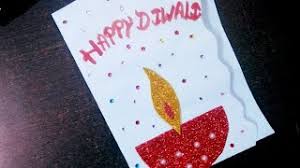 All you need are color sheets and few colors. Beautiful Happy Diwali Greeting Card Diwali Project For Kids Diwali Gifts Celebration Diyas Festival Youtube