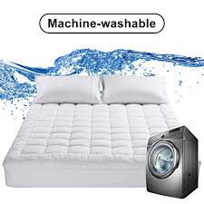 Freelife King Mattress Pad Cover Cooling Mattress Topper Cotton Top Pillow Top Ultra Soft Overfilled With Deep Pocket Luxury Grid All4hiking Com Pillow Top Mattress Pad Queen Mattress Size Mattress Pad