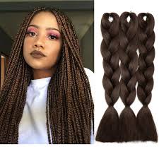 Black And Rainbow Box Braids Jumbo Hair Extensions Long Black Braiding Hair Kanekalon Braids For Human Hair Ebay Braid In Hair Extensions Kanekalon Hairstyles Jumbo Braiding Hair